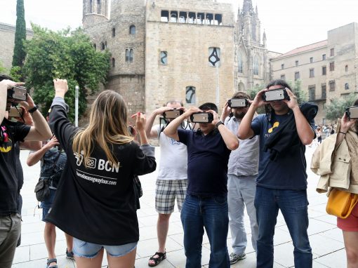 Virtual Reality Walking Tour JBCNConf I 40 Pax